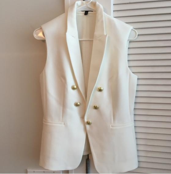 White blazer outlet vest womens