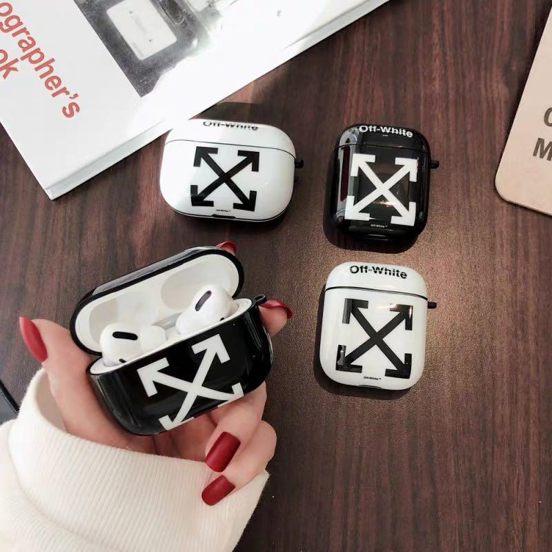 BRAND NEW INSTOCK AIRPODS PRO CASE - OFF WHITE, Mobile Phones & Gadgets