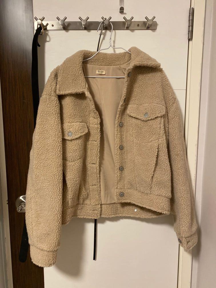Brandy Melville Teddy Bear Jacket Kaylee Shearling Jacket