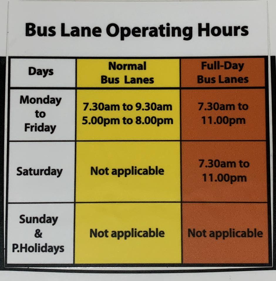 bus-lane-hours-car-decal-everything-else-on-carousell