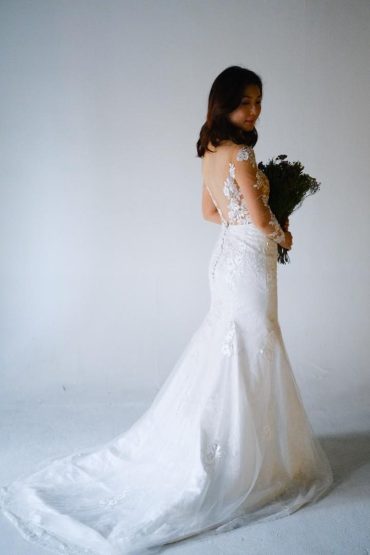 Custom Made Wedding Gown, Women's Fashion, Dresses & Sets, Evening