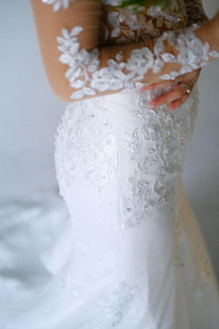 Custom Made Wedding Gown, Women's Fashion, Dresses & Sets, Evening