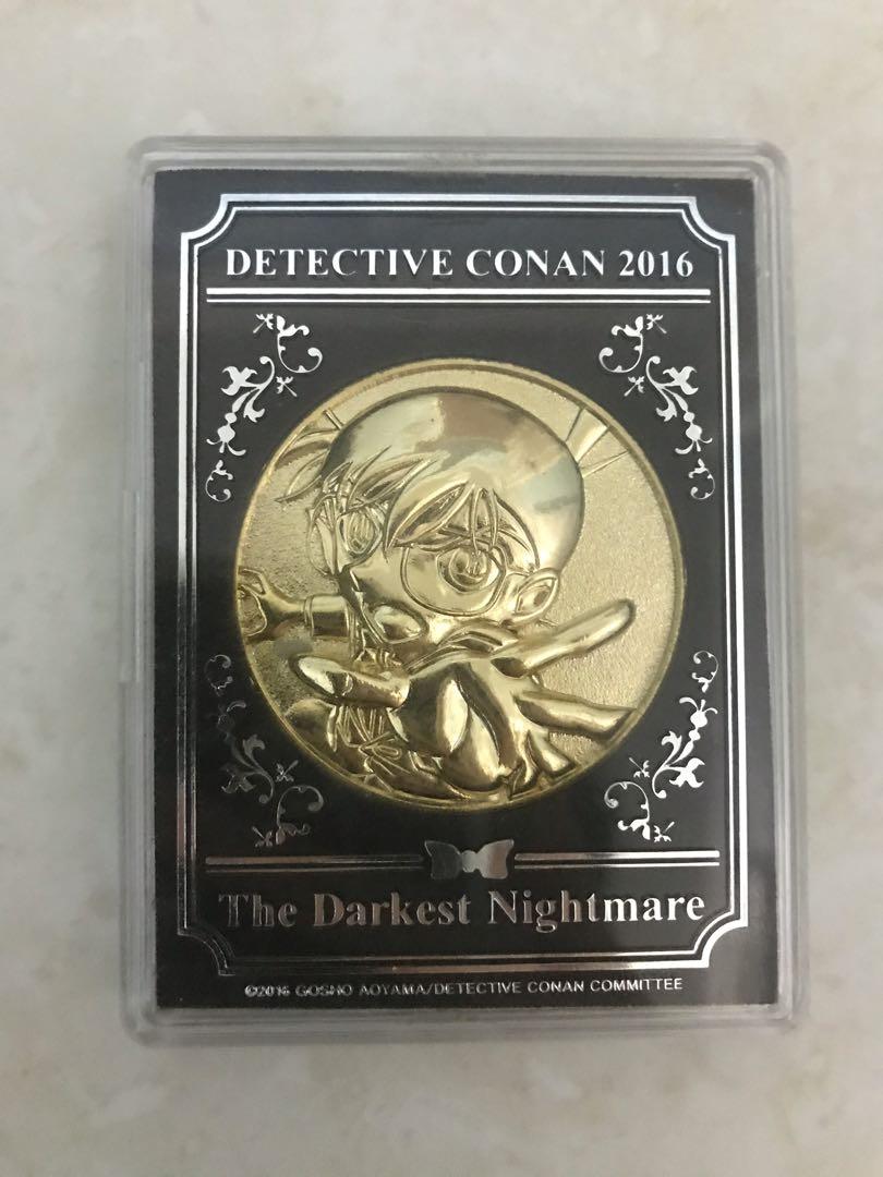 Detective Conan Movie The Darkest Nightmare Golden Coin Everything Else On Carousell Detective Conan Movie The Darkest Nightmare Golden Coin Everything Else On Carousell