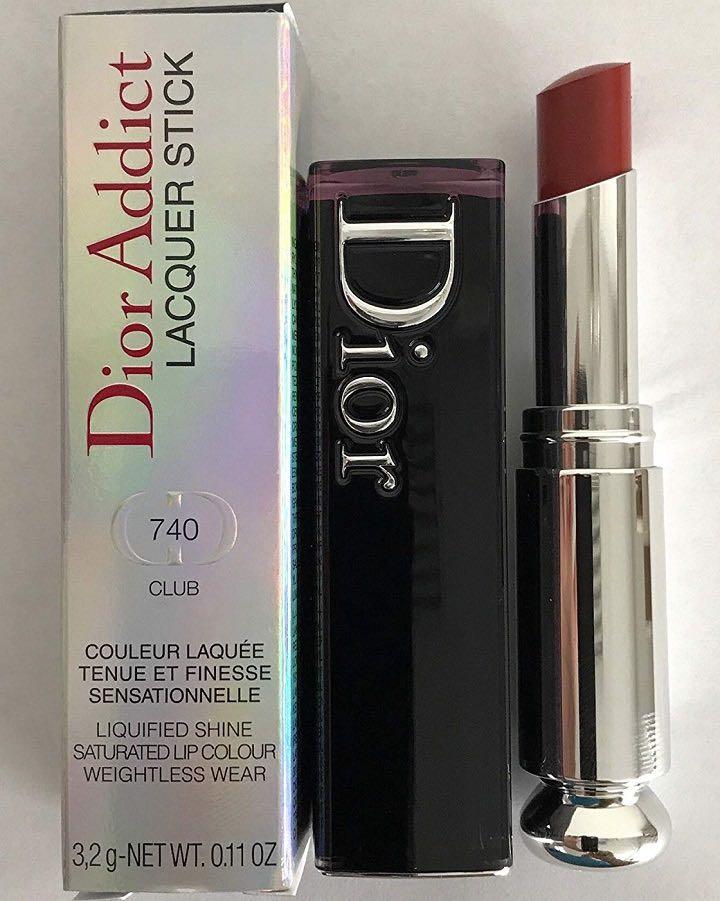 BN Dior Addict Lacquer Lipstick Club 740