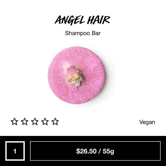 ✨FREE NM✨ LUSH Angel Hair Shampoo Bar ✨, Beauty & Personal Care, Hair on  Carousell