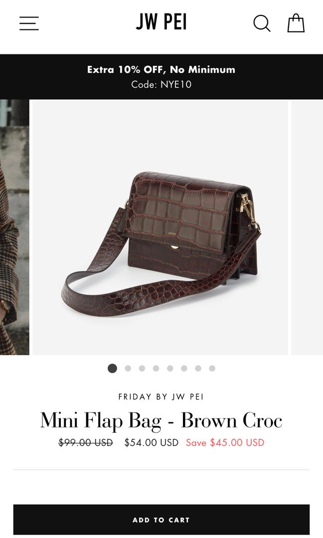 Friday by jw online pei mini flap bag