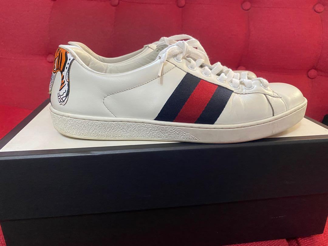 Gucci Ace Hanging Tigers Low-Top 