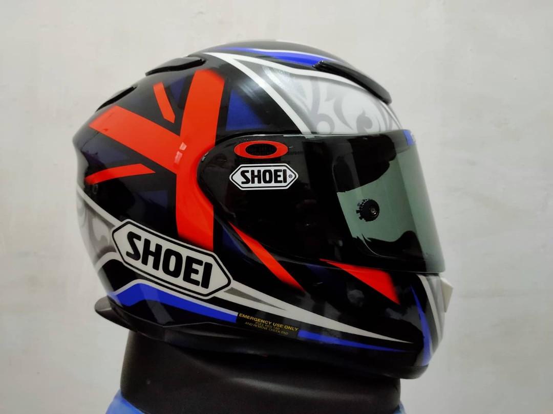 Helm Shoei xr 1100 Bradley Smith not arai Agv nolan xlite kbc nhk ls2 kyt,  Motor di Carousell