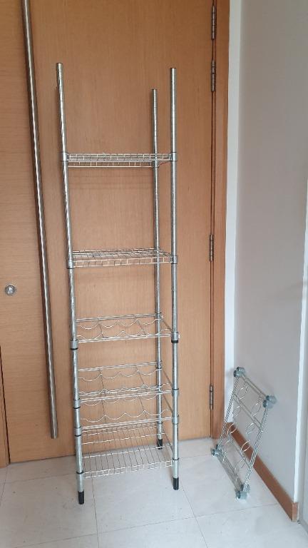 Ikea Omar Shelving Unit Wine Rack Furniture Home Living Furniture Shelves Cabinets Racks on Carousell