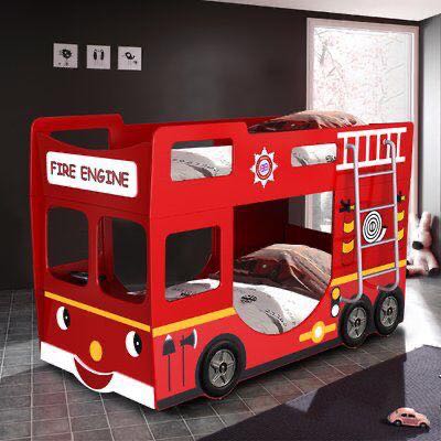 Fire engine bunk outlet bed