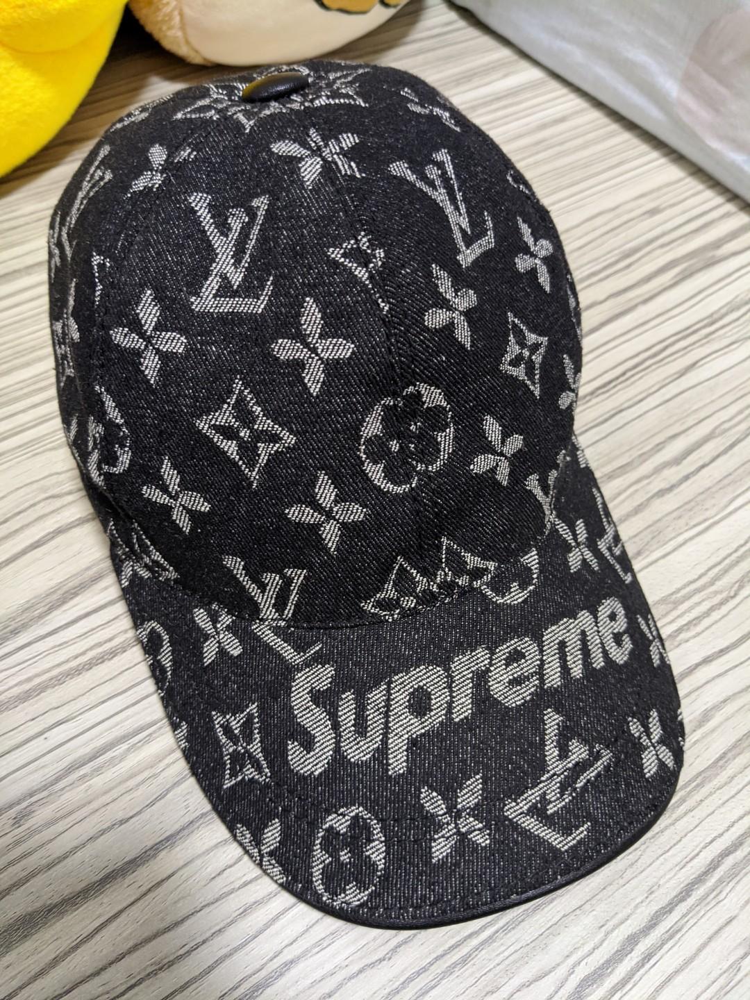 LV x SUPREME, Men's Fashion, Watches & Accessories, Caps & Hats on Carousell