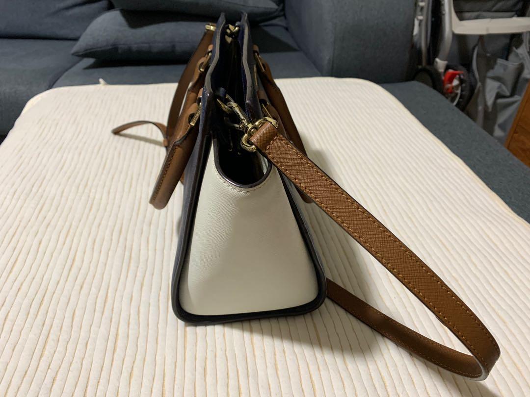 Michael Kors Handbag Selma Medium Tri Color Satchel Women s