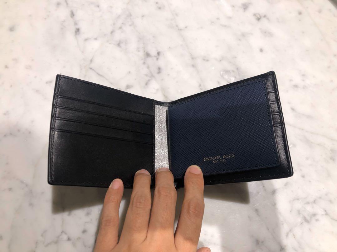 harrison crossgrain leather billfold wallet