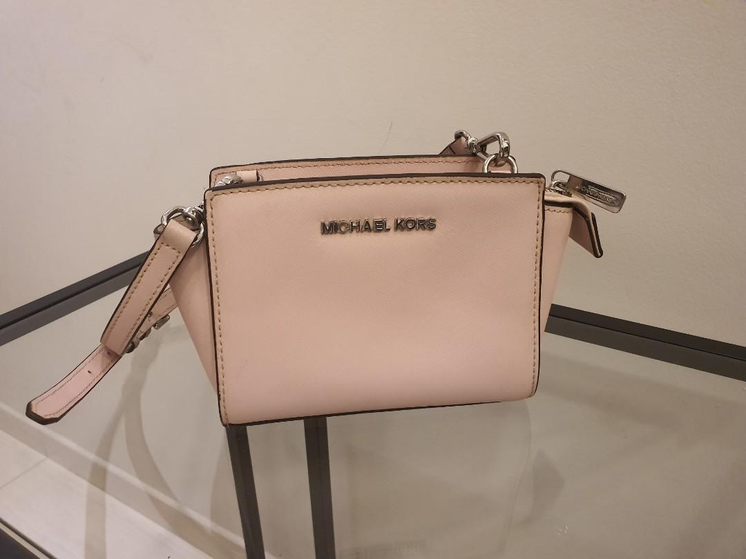 michael kors selma mini pink