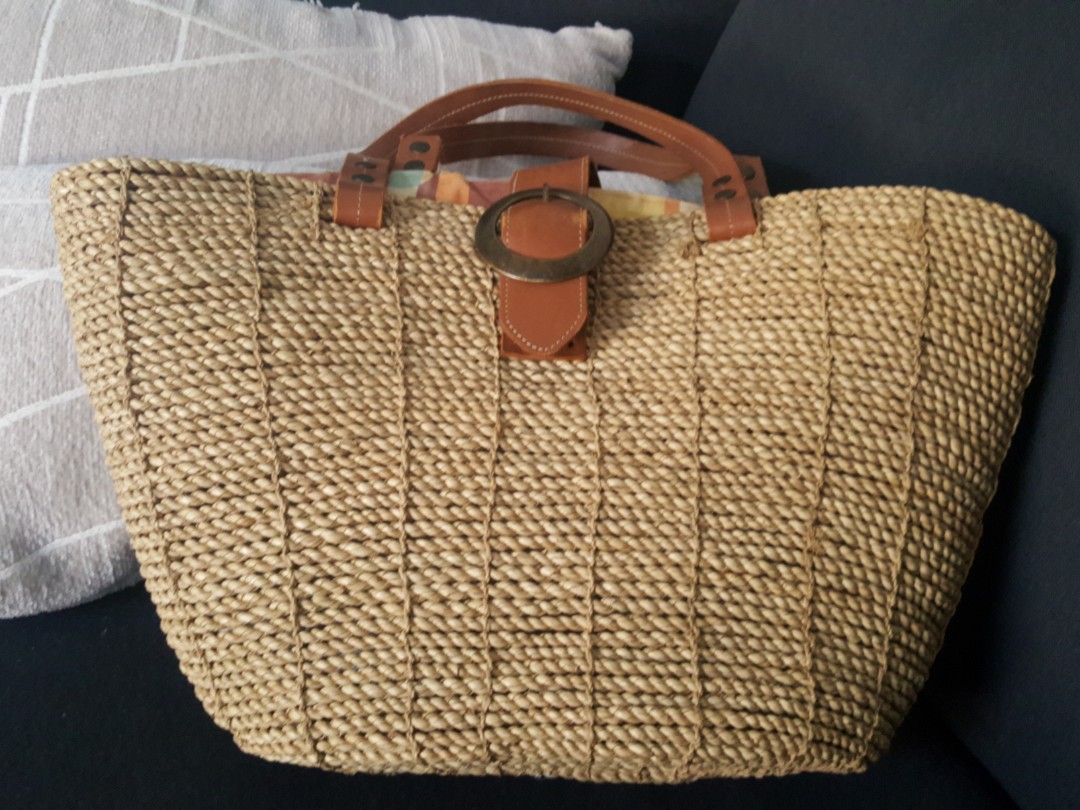 Rattan Bag, Women's Fashion, Bags & Wallets, Tote Bags on Carousell