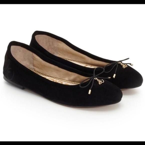Sam edelman felicia black suede top