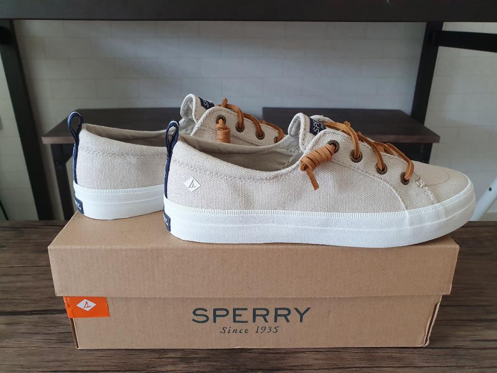 Sperry outlet linen oat