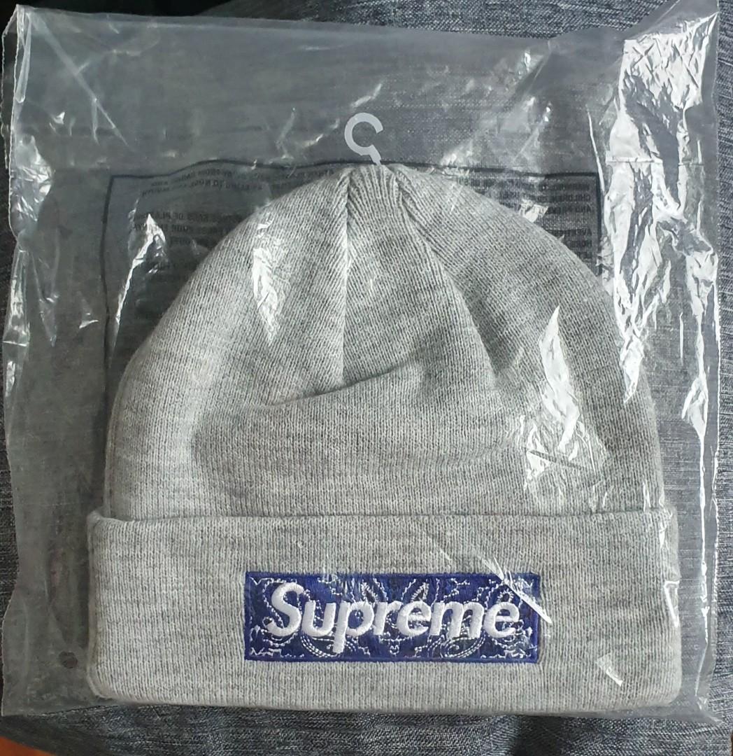 店舗の商品販売 Supreme Box Logo Beanie Heather Grey | artfive.co.jp