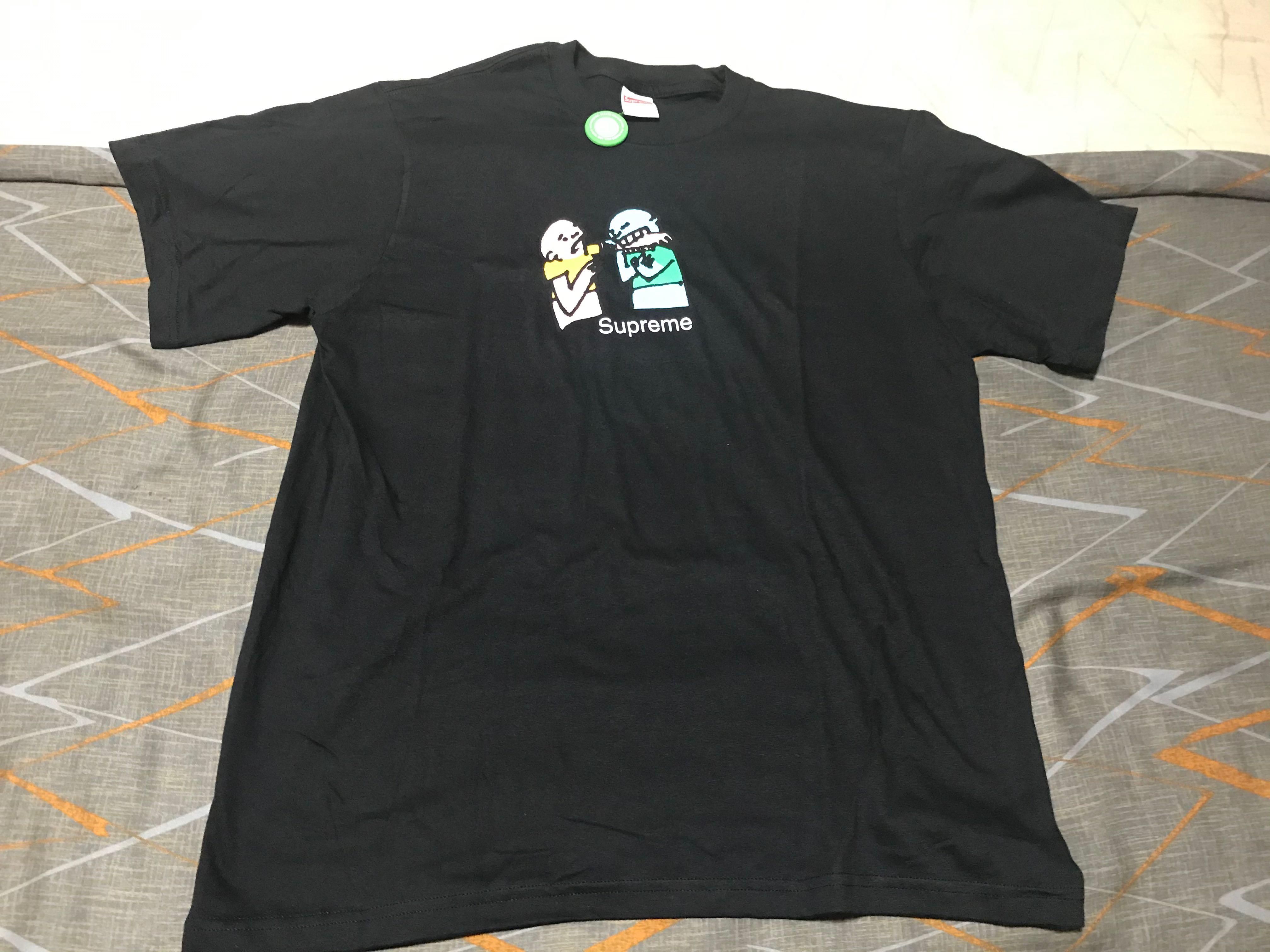 Supreme FW19 Bite Tee, Men's Fashion 