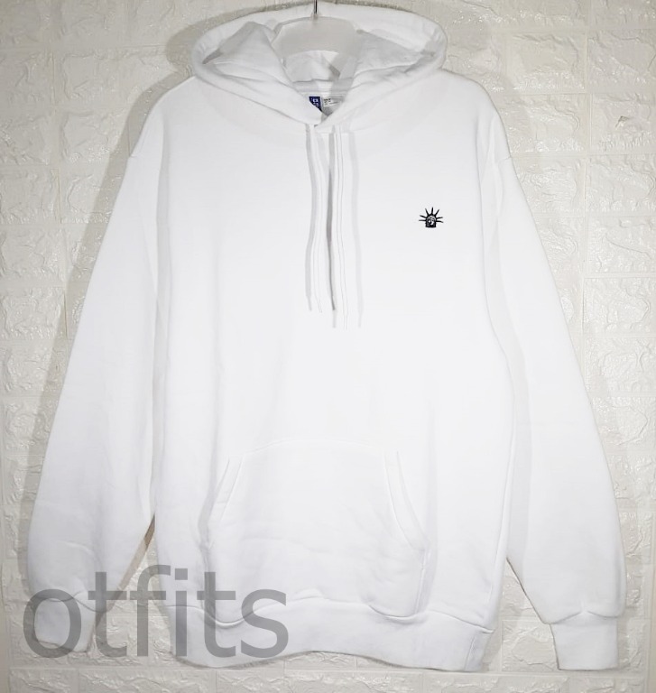 Sweater H M Hoodie Empire State White Original