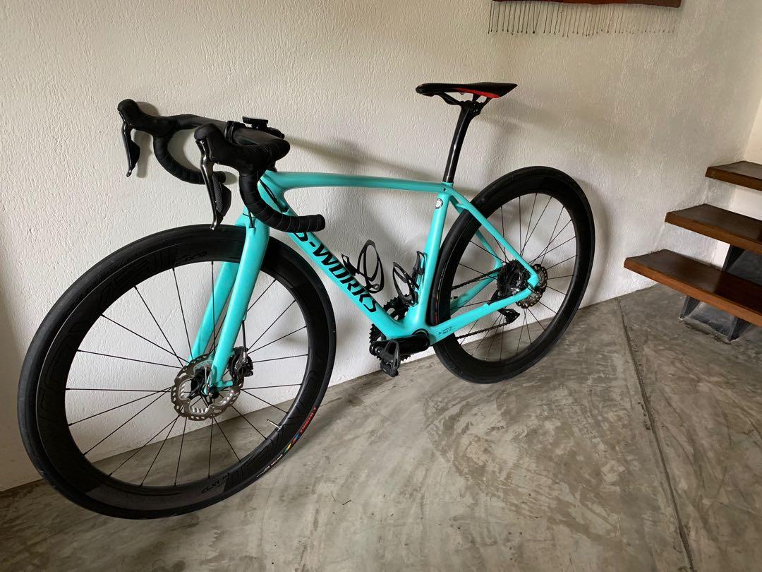 S Works Sl5 49 Celeste Bicycles Pmds Bicycles Road Bikes On Carousell