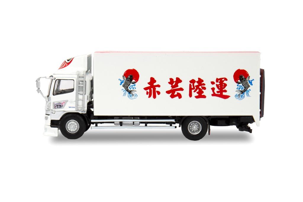 Tiny 微影城市香港#156 日野500赤陸運貨車合金車仔HINO 500 Box Lorry 