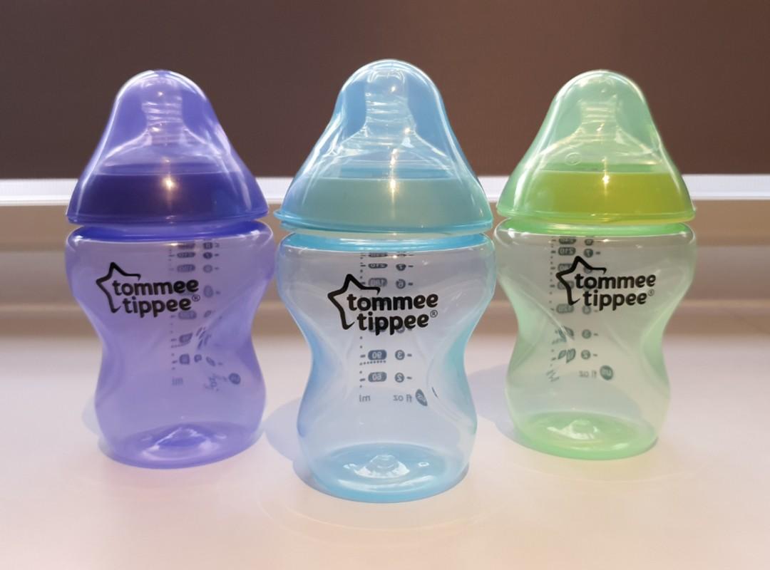 Tommee Tippee Colour My World Bottles Blue 3 Pack