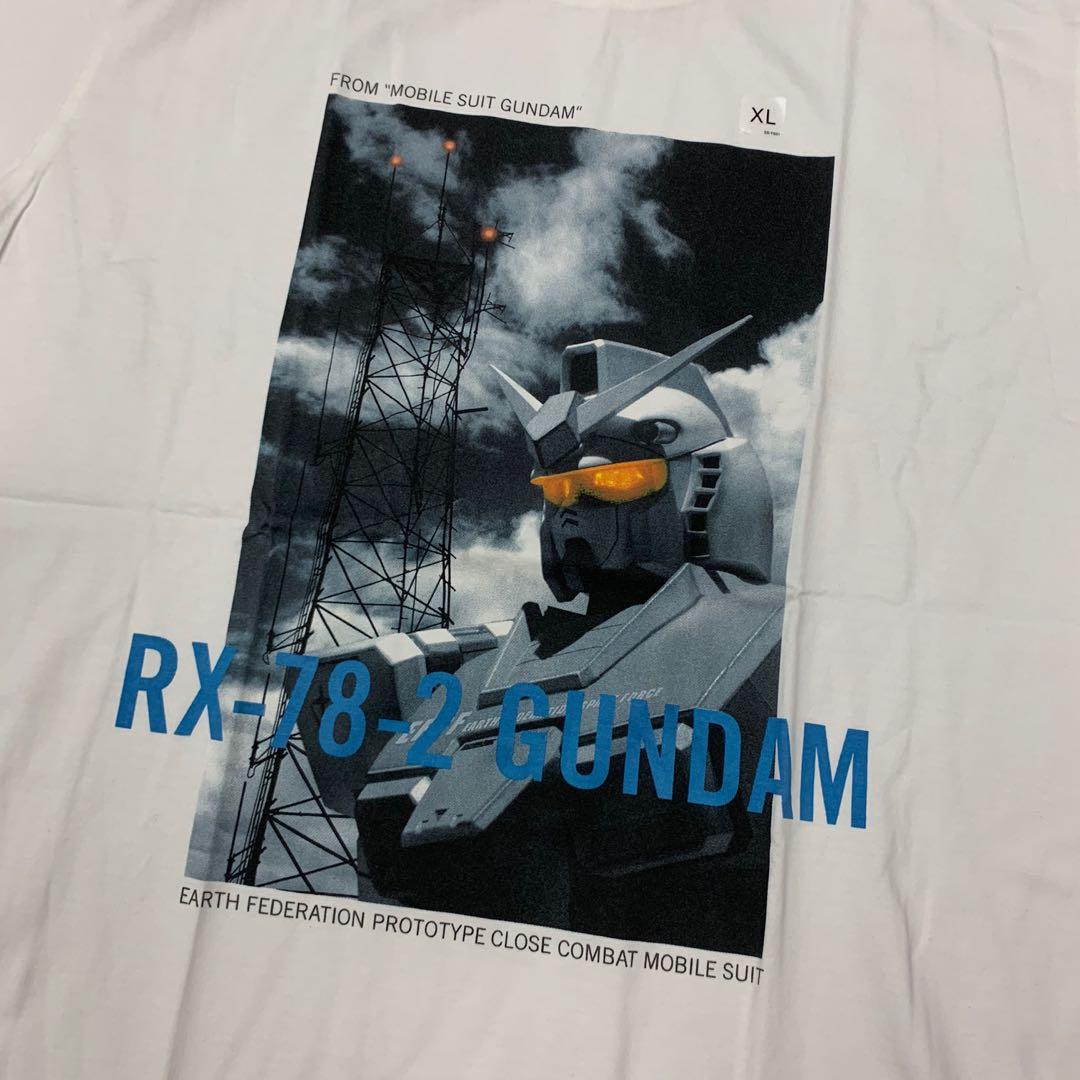 絕版Uniqlo x Gundam RX-78 高達Tee T-shirt rx78, 男裝, 上身及套裝