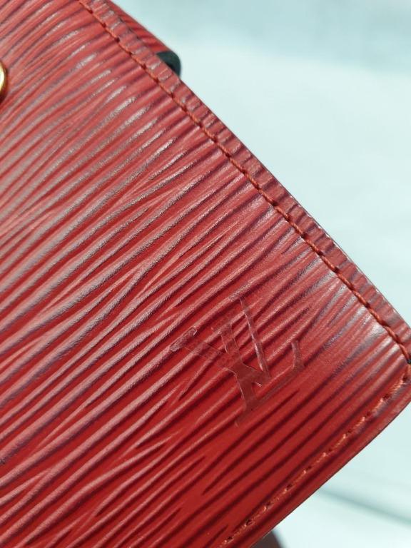 Used Preloved Louis Vuitton LV Epi Leather Unisex Men Women Agenda Passport Holder Case Notebook ...