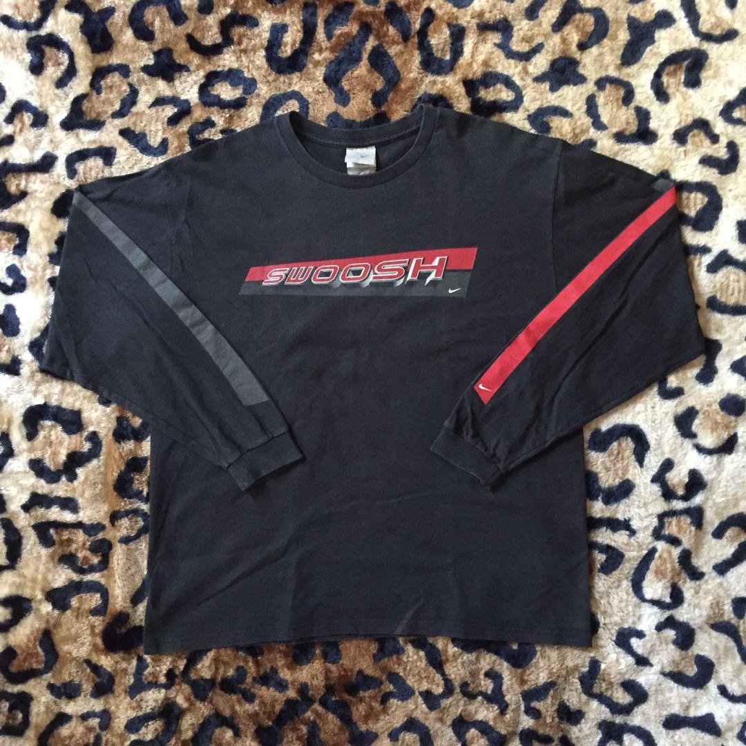 Vintage Nike Swoosh Long Sleeve, Men's 