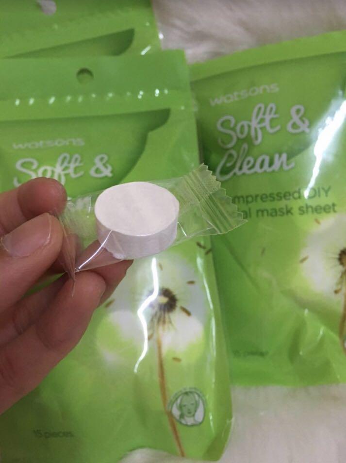 Watsons compressed diy facial mask sheet hot sale