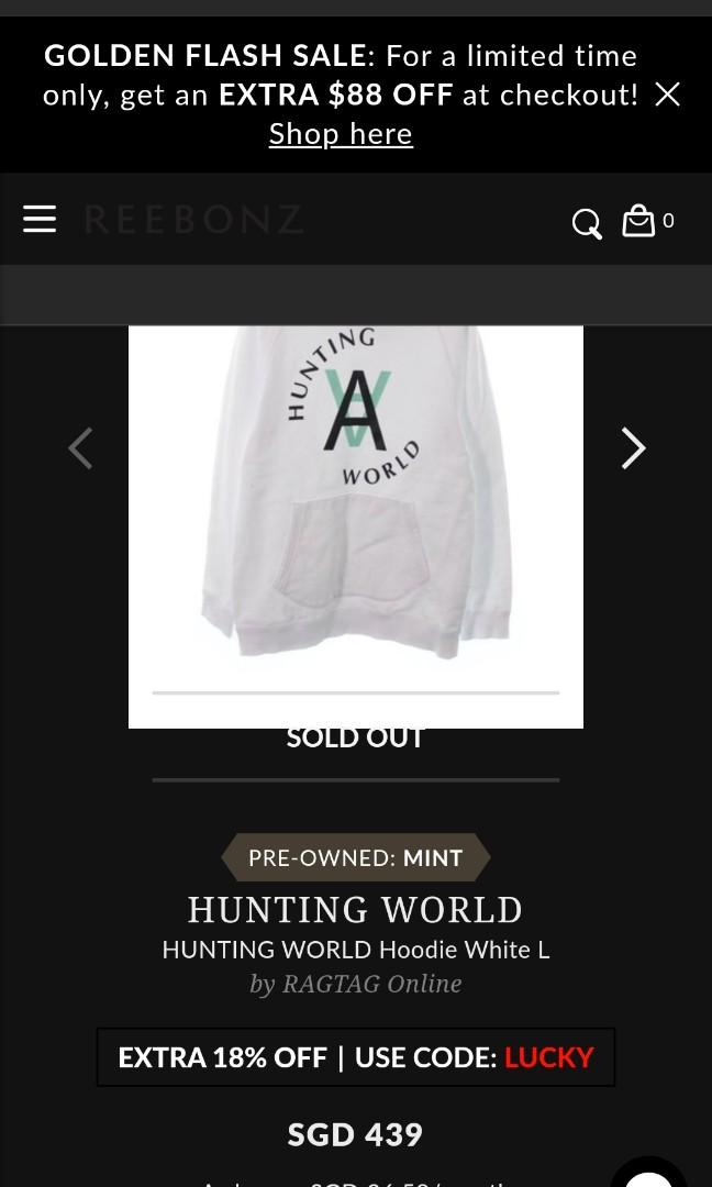 White hunting hotsell hoodie