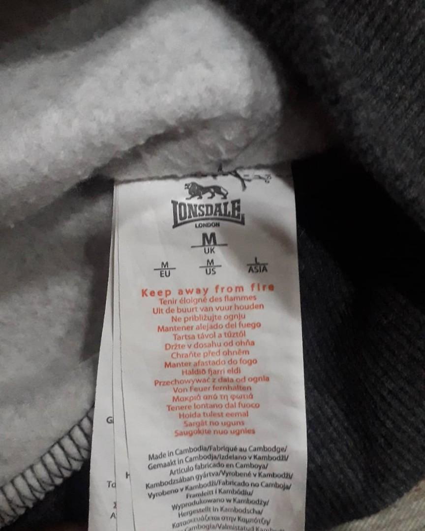 Ciri ciri hoodie lonsdale original sale