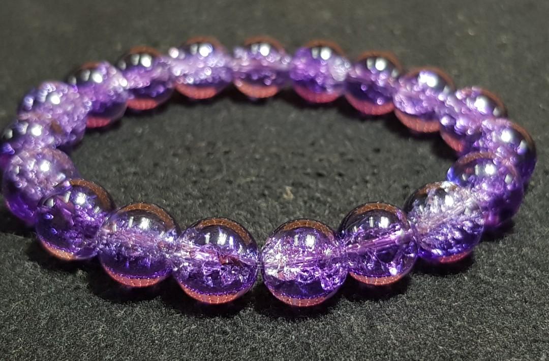 Purple quartz bracelet outlet