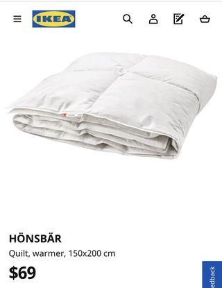Affordable ikea quilt warmer For Sale | Furniture u0026 Home Living |  Carousell Singapore
