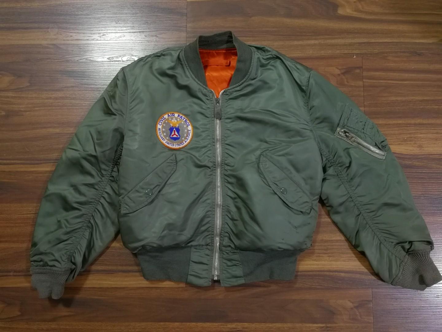 70s原版US AIR FORCE L2B JACKET, 男裝, 外套及戶外衣服- Carousell