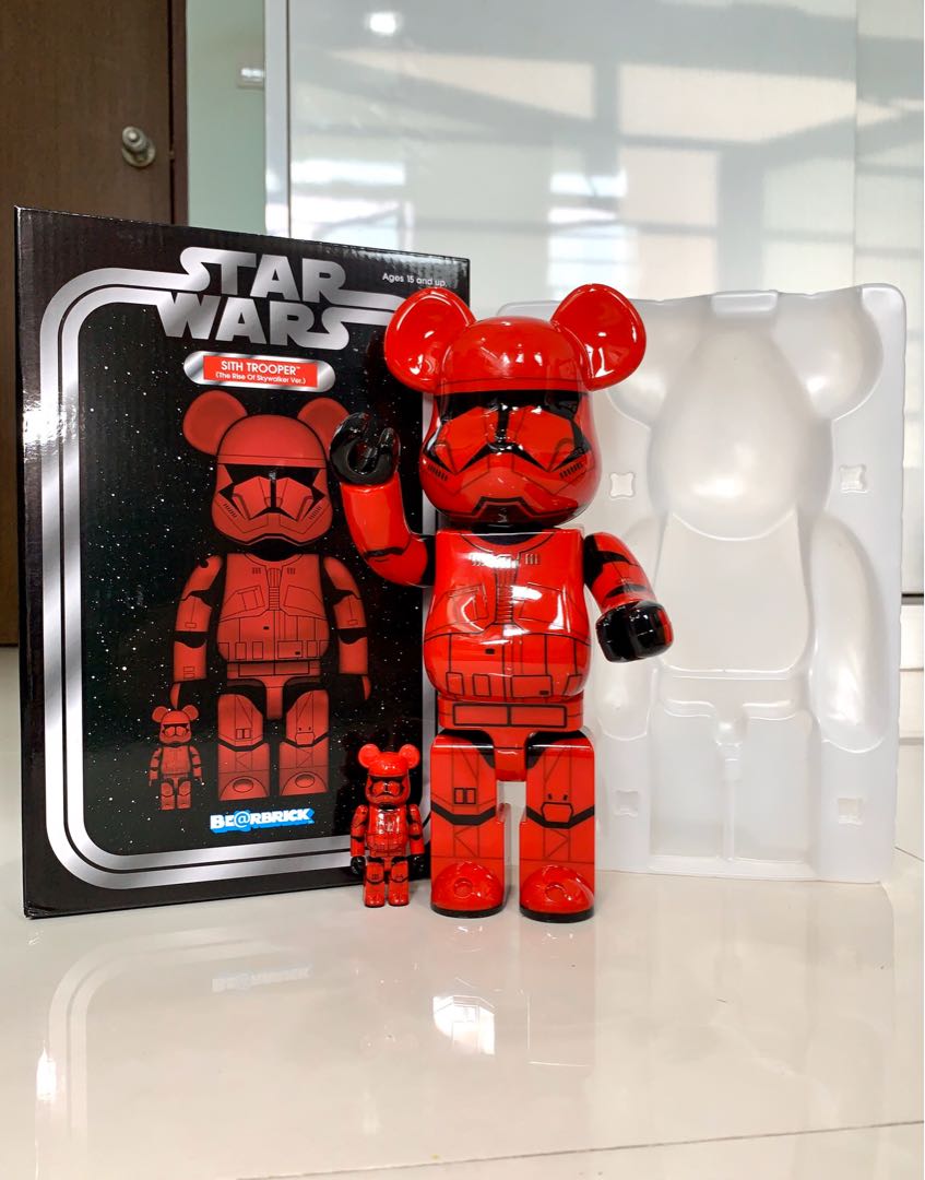 BE@RBRICK SITH TROOPER CHROME 100 & 400 - その他