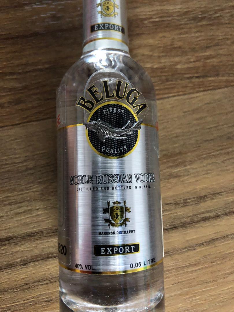 Beluga Noble Russian Vodka, Food & Drinks, Alcoholic Beverages on Carousell