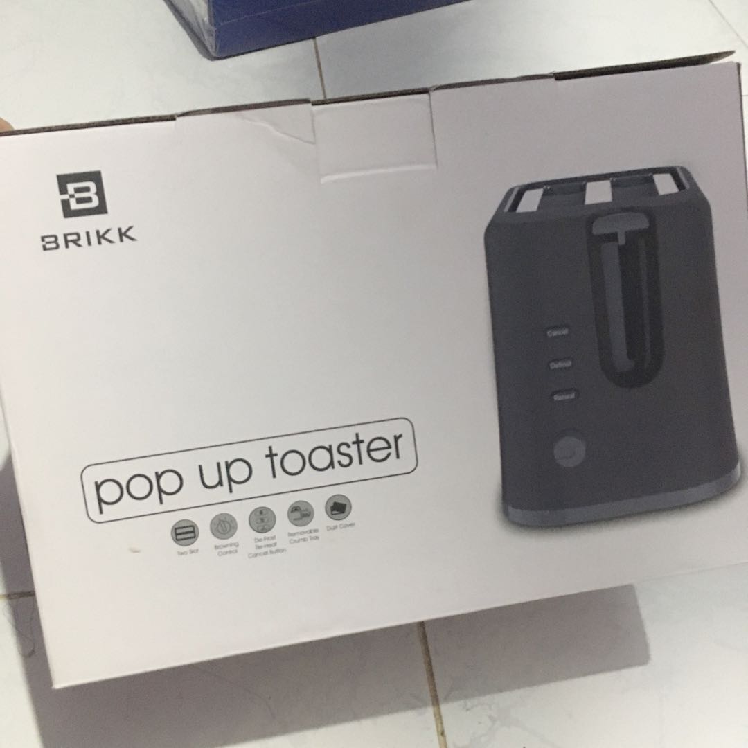 Brikk Pop Up Toaster, Furniture & Home Living, Kitchenware & Tableware, Coffee & Tea Tableware