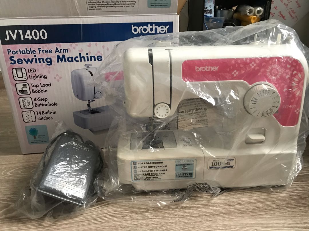 Brother JV1400 Sewing Machine, Hobbies & Toys, Stationery & Craft