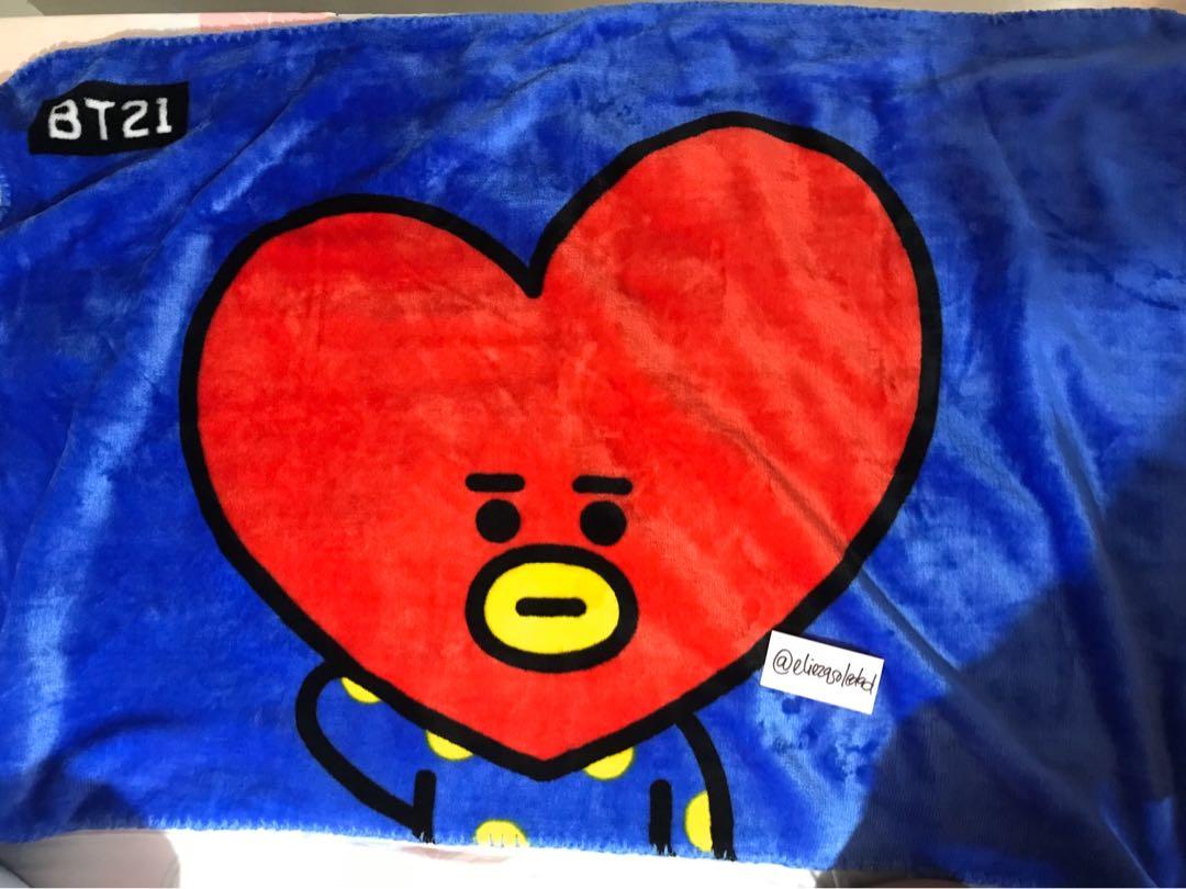 Official BT21 Tata Flannel Blanket Hobbies Toys Memorabilia Collectibles K Wave on Carousell