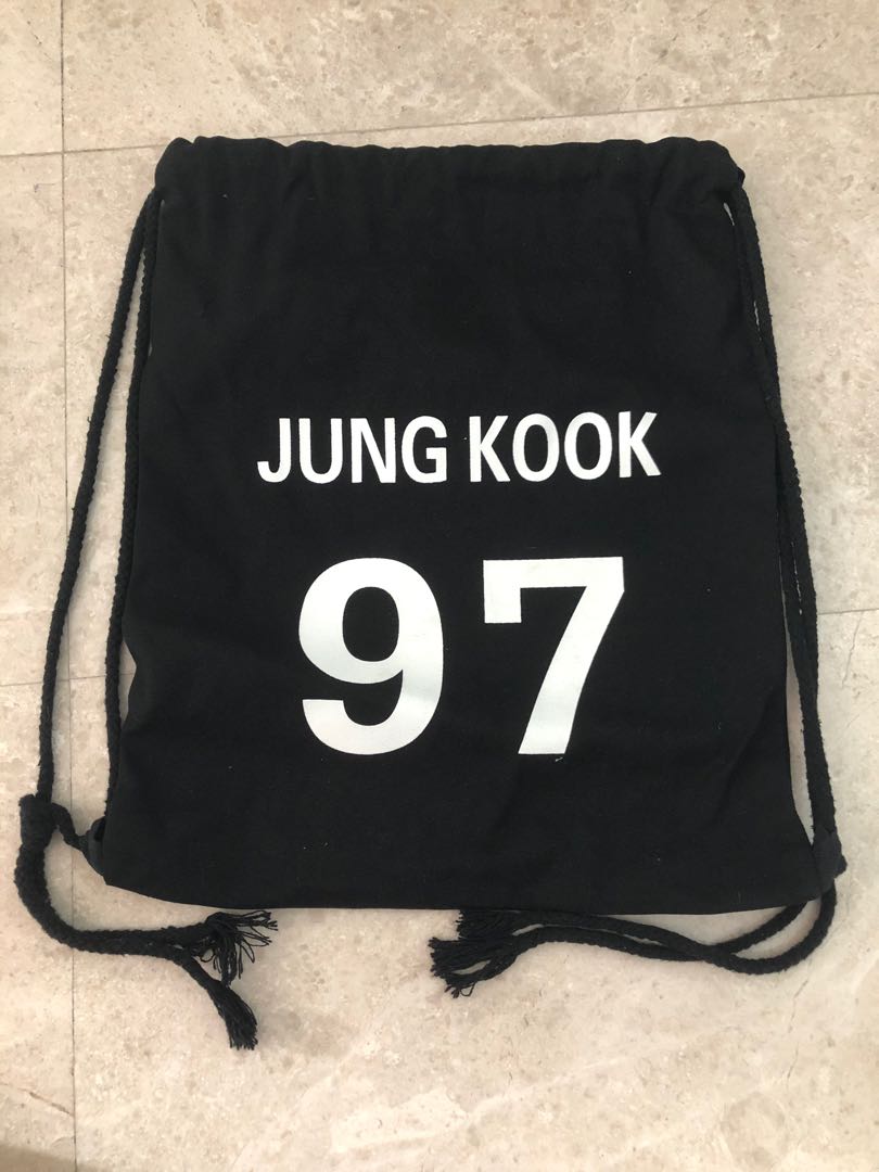 Bts shop drawstring bag