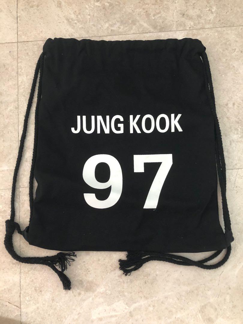 Bts drawstring bag discount
