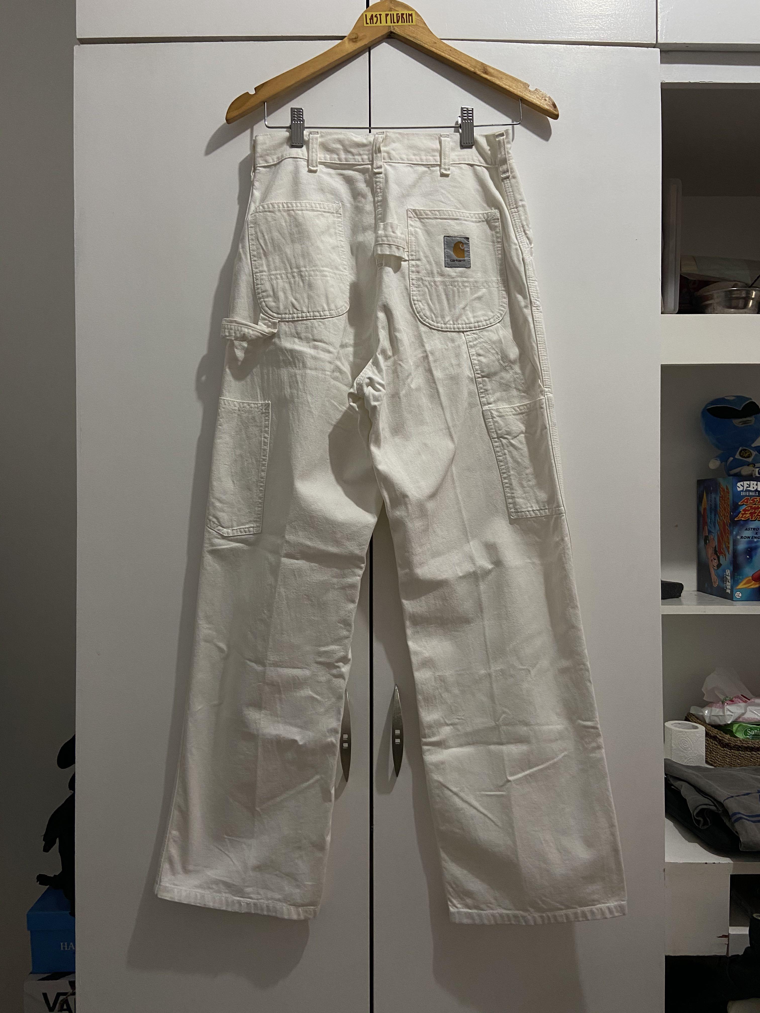 white carpenter pants womens