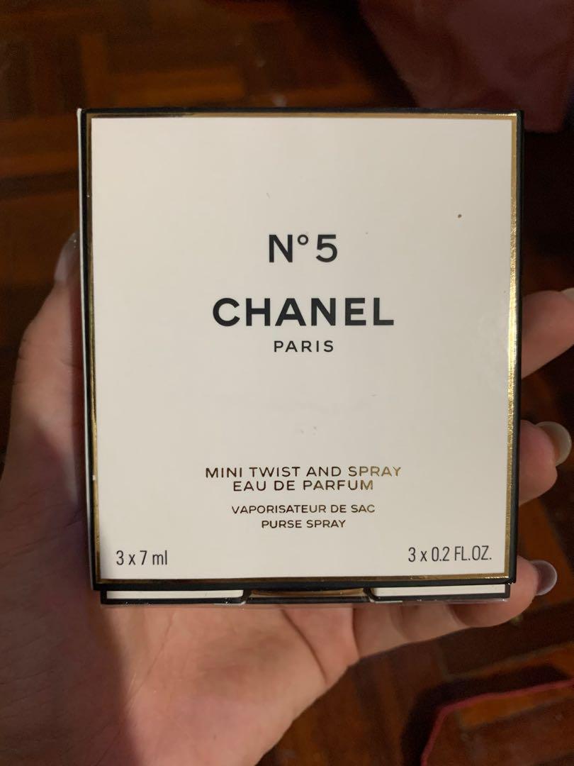 CHANEL N°5 N°5 Eau de Parfum Mini Twist and Spray, 3 x 7ml