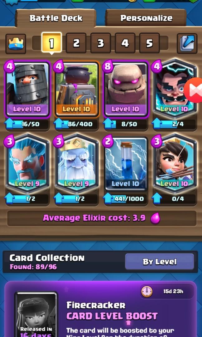 Clash Royale Account Worth 160, Video Gaming, Gaming Accessories, Game