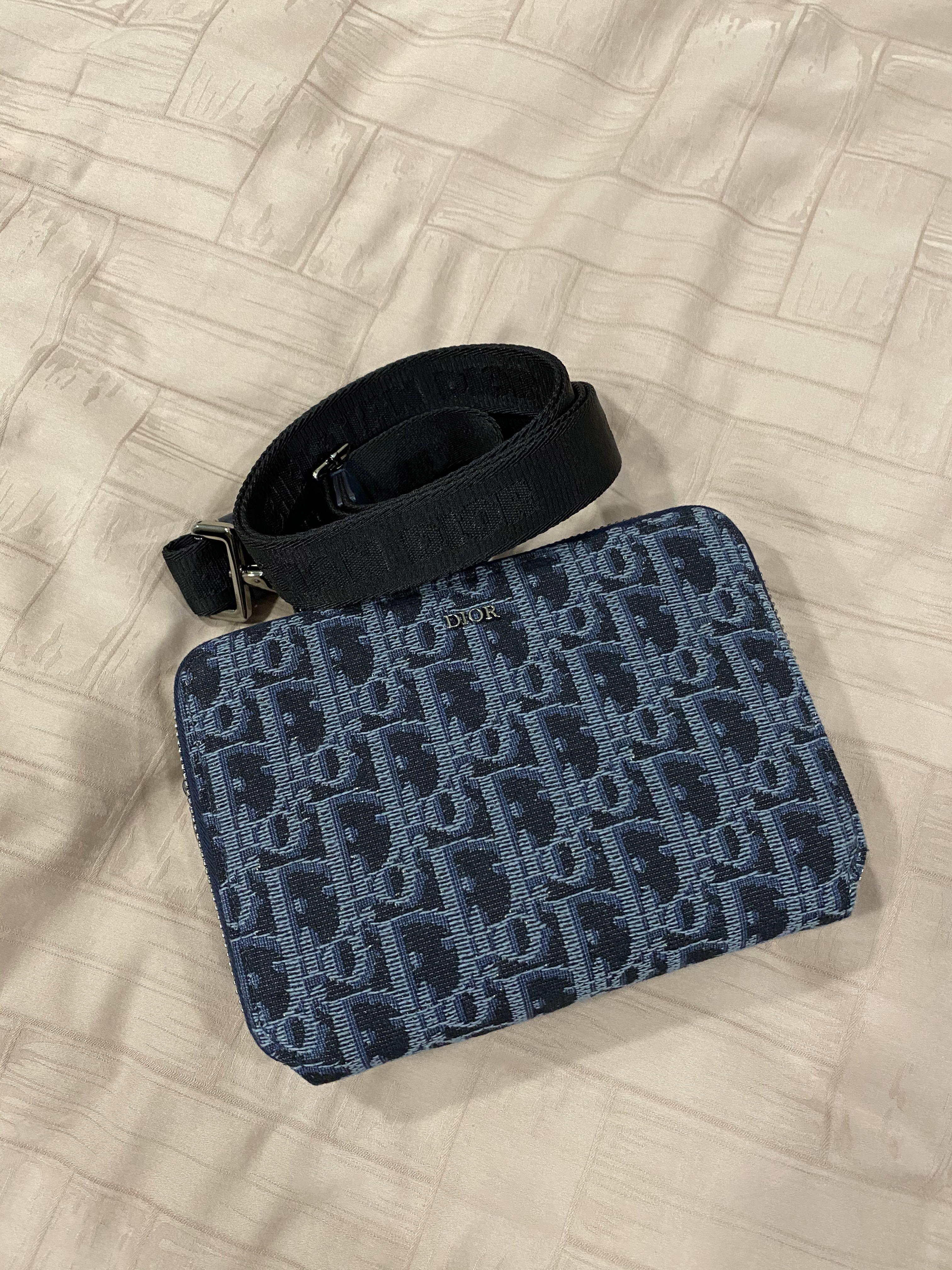 Dior Oblique Jacquard Bag Wallet Luxury Bags Wallets Sling