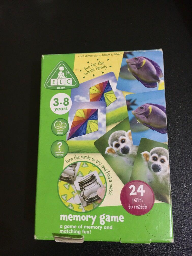 Elc Memory Game Card For Baby Ori Bayi Anak Mainan Baby Walker Di Carousell