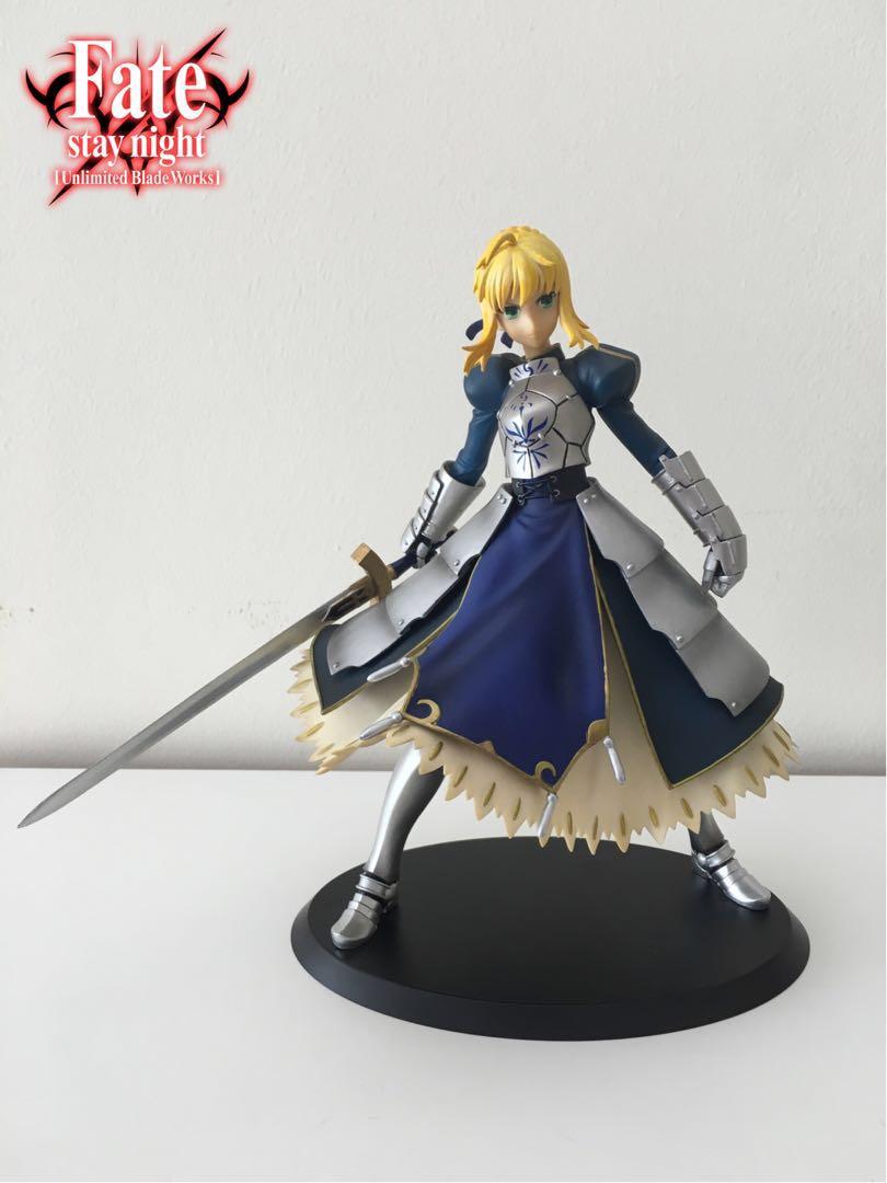 Fate Stay Night Unlimited Blade Works Saber Sq Fate Stay Night Ver Figure Toys Games Bricks Figurines On Carousell