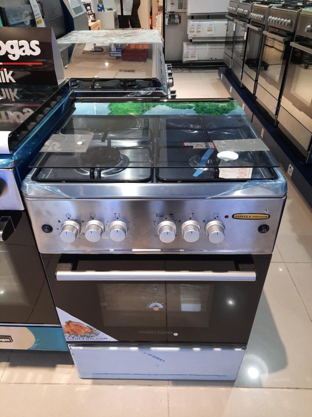 MARKES Gas Range Made in Turkey MGR58SSF, TV & Home Appliances, Kitchen